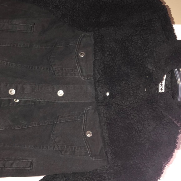 Sherpa / jean jacket - Picture 3 of 5